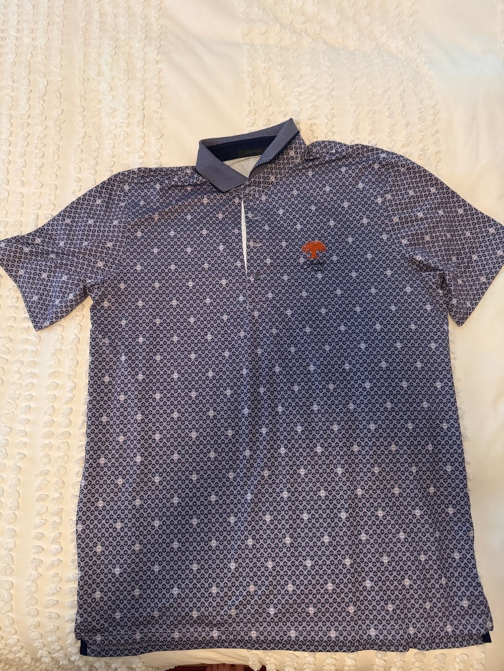 Greyson Purple Kiawah Ocean Course with Clemson Colors Polo